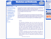 Tablet Screenshot of grosswuchs.de